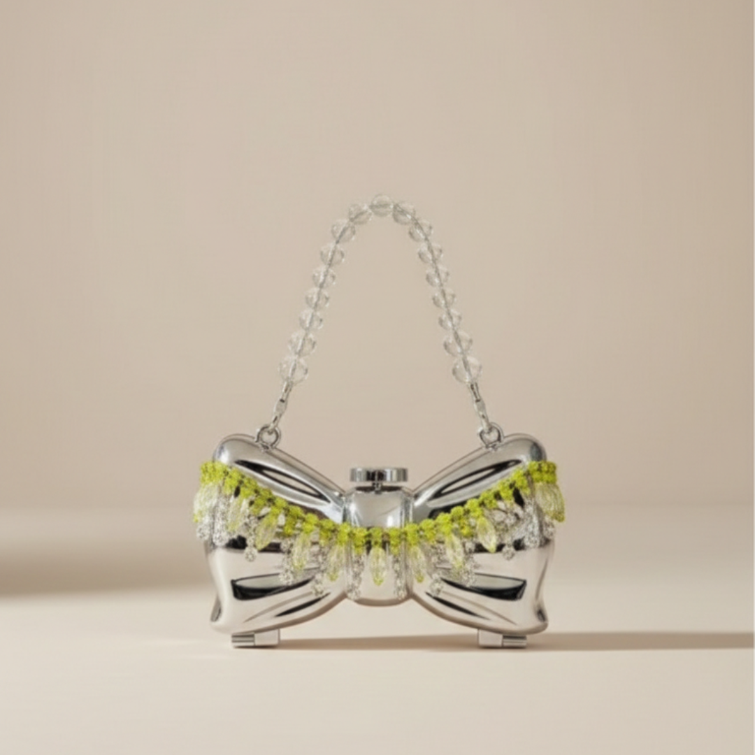 Mini Coin Silver Bow - Bag