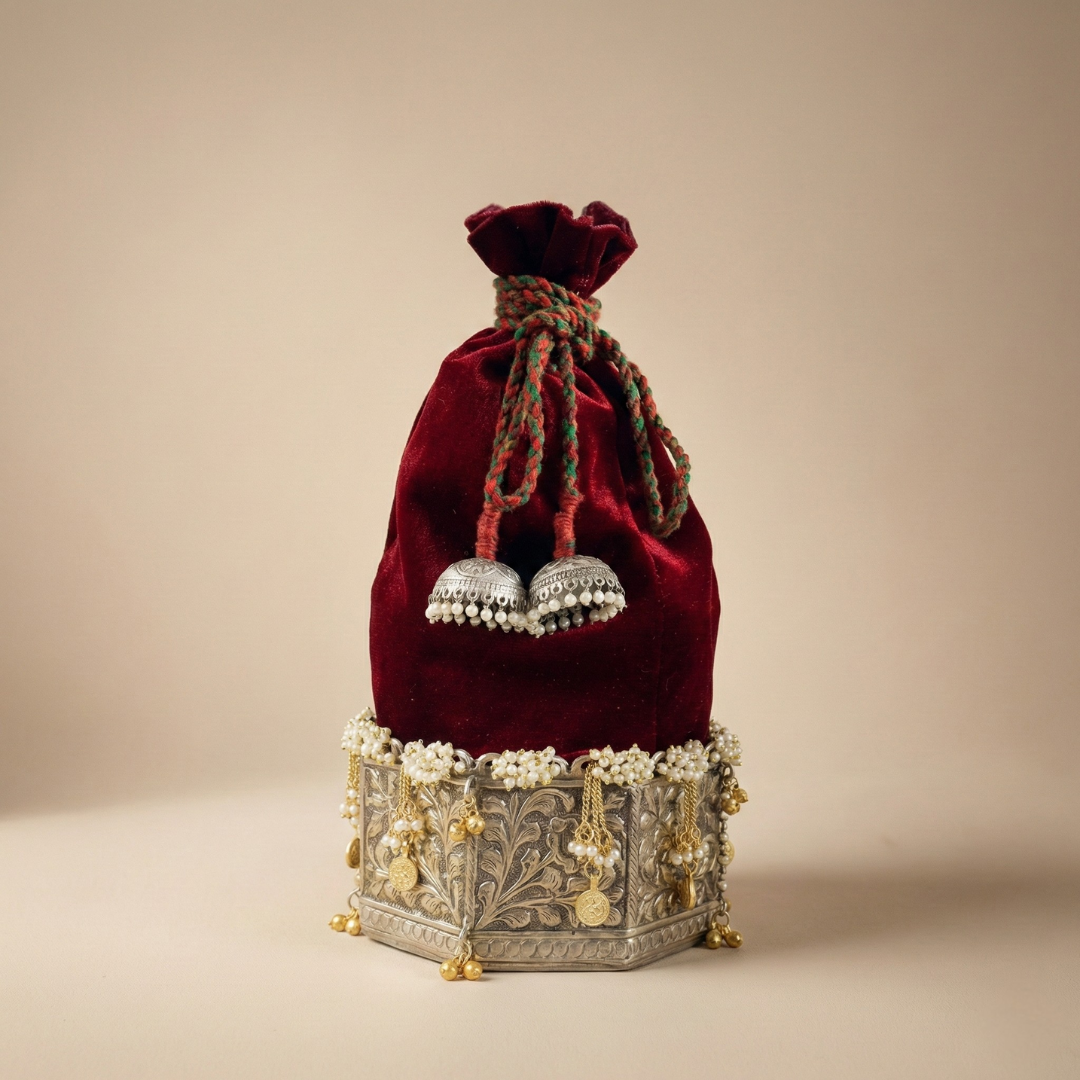 Riyasat Metal Potli - Bag