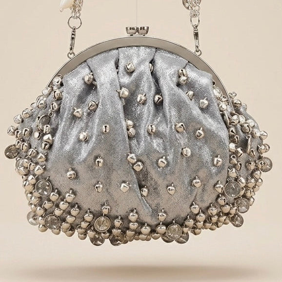 The Silver Chime Clutch