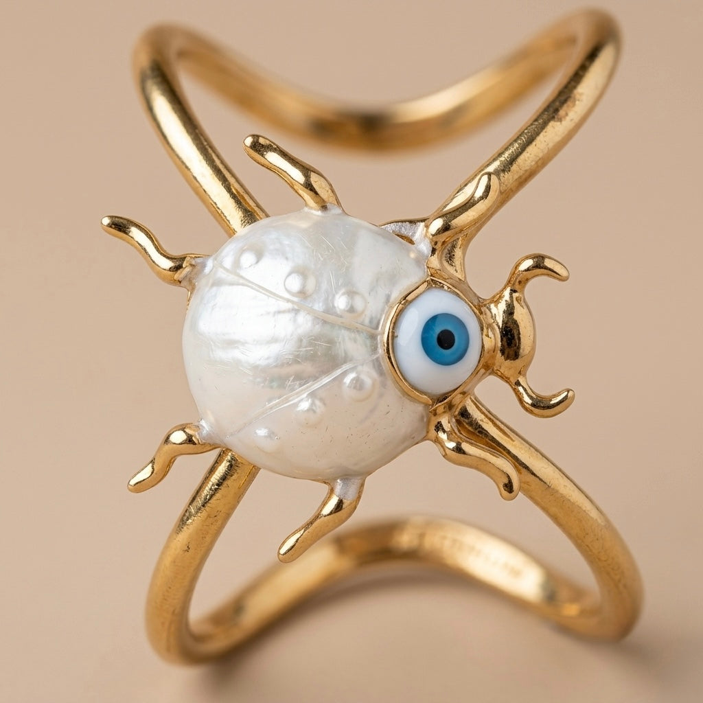 The Mystic Scarab Cuff