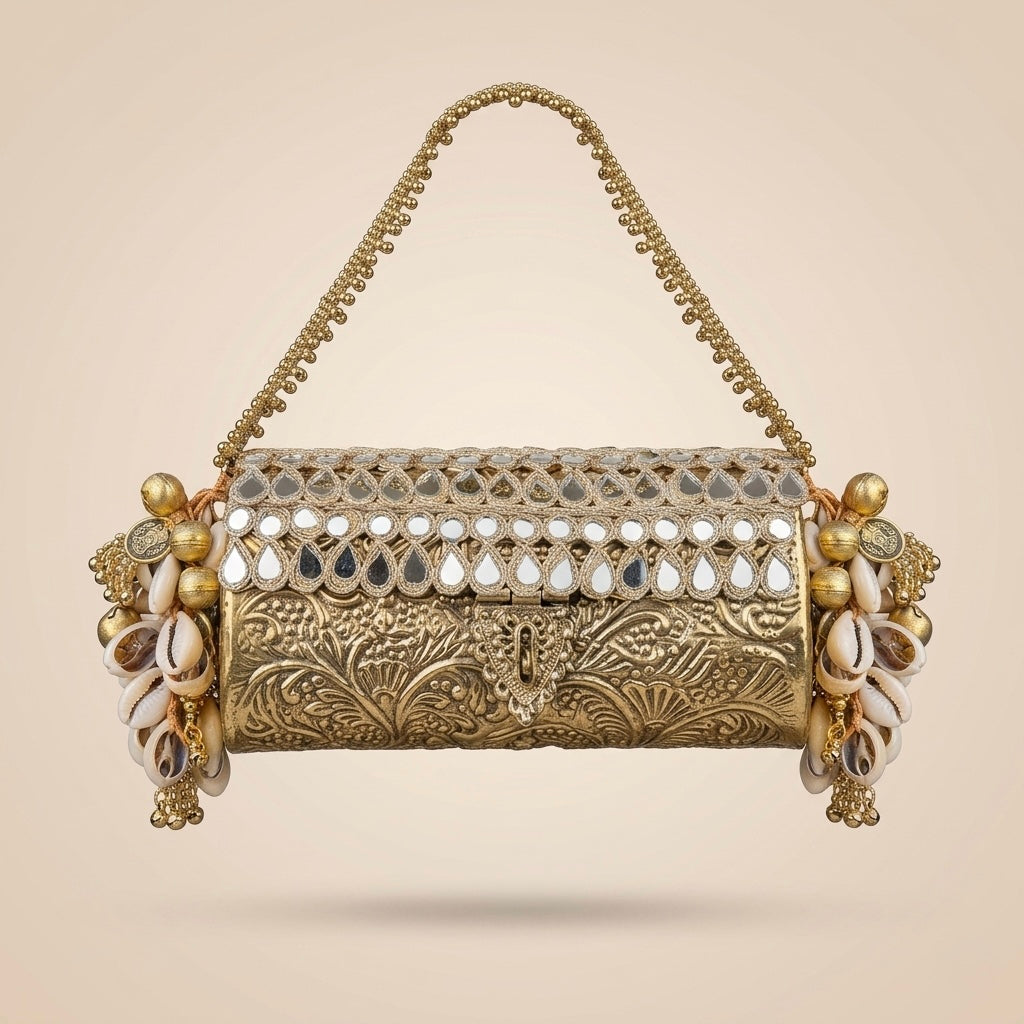 Maharani Sunehri Tassel Bag