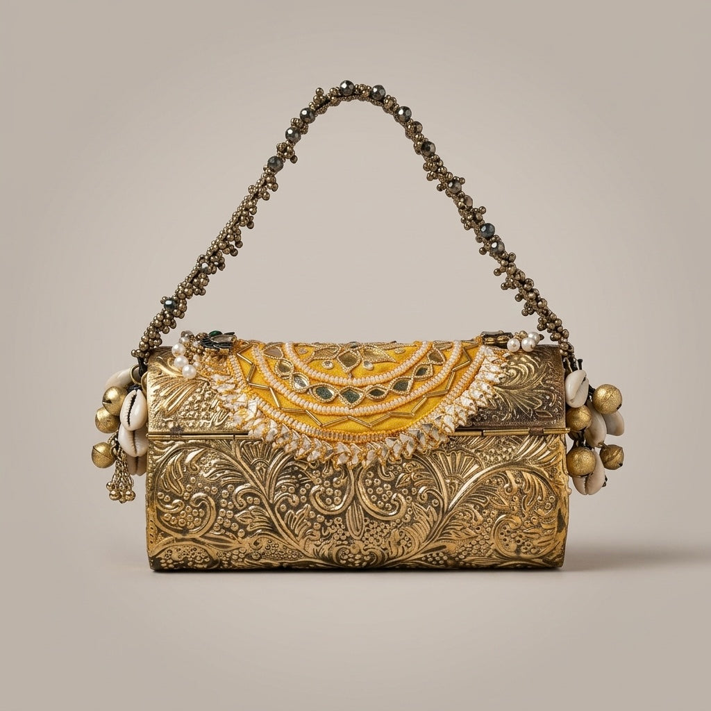 The Aurelia Gold Clutch