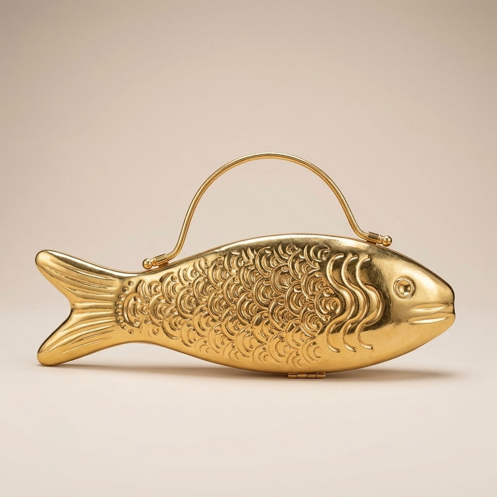 Gilded Fin Clutch