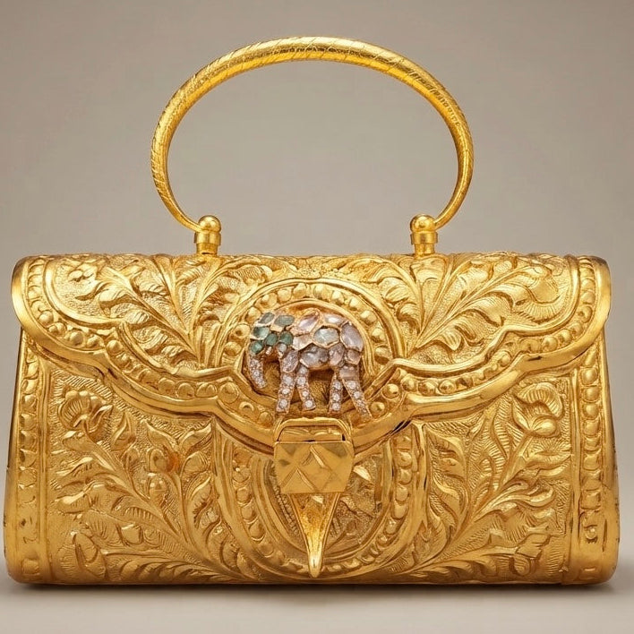Aurelia Nakashi Elephant Clutch
