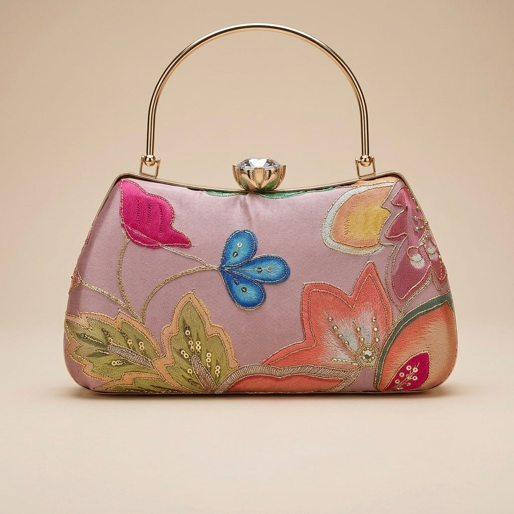 Vibrant Bloom Clutch