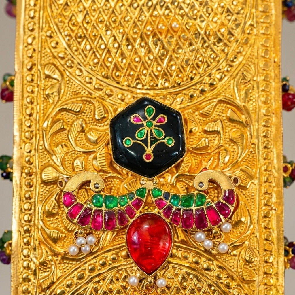 Kundan Legacy Minaudière Mini Coin - Bag