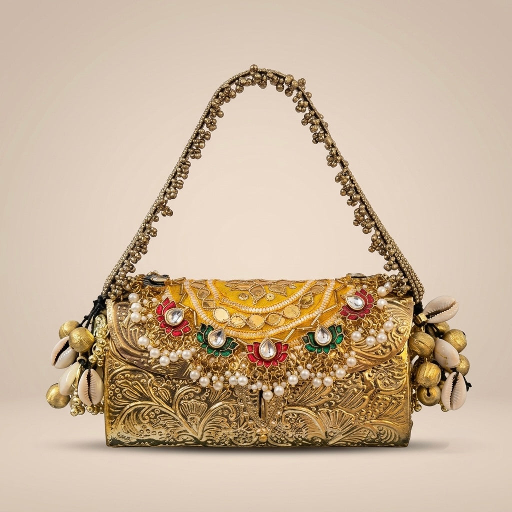 The Aurelia Gold Clutch