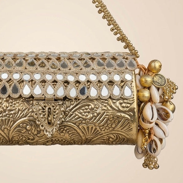 Maharani Sunehri Tassel Bag