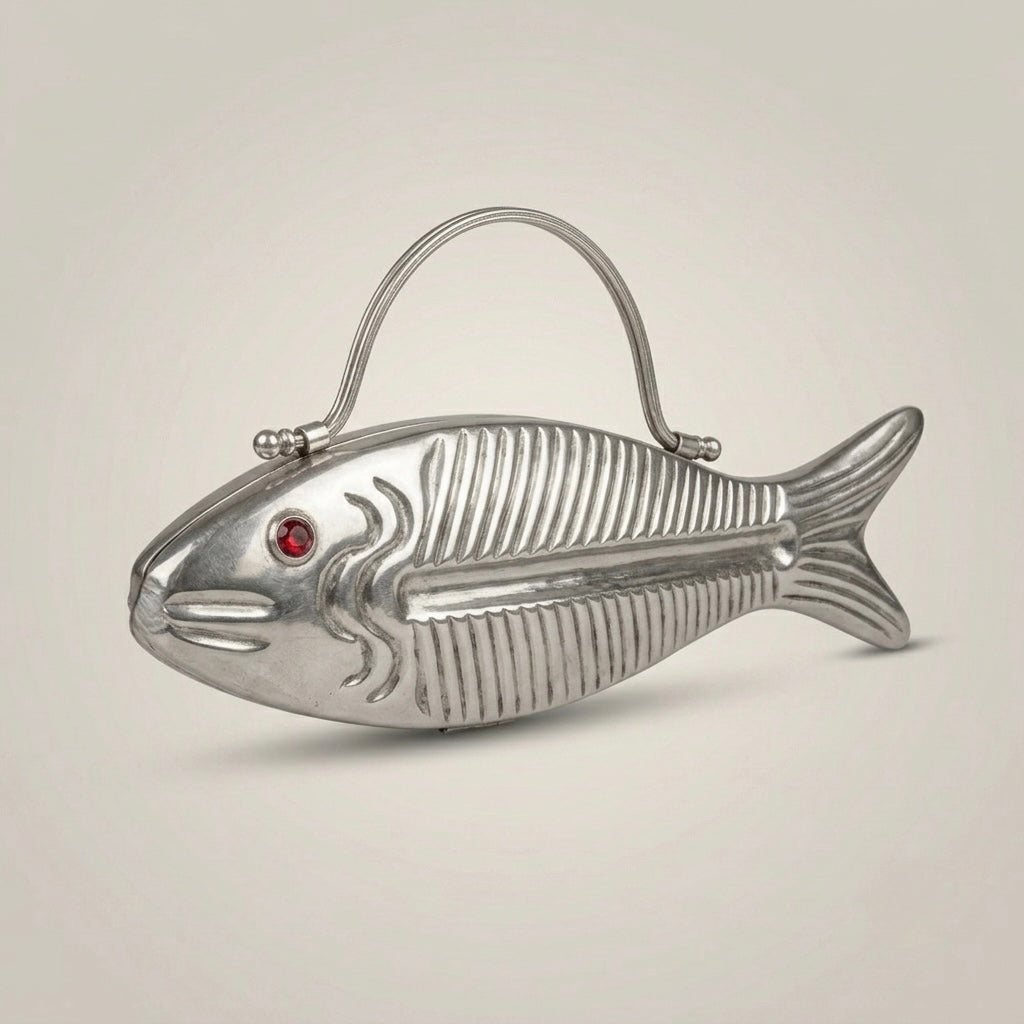 Silver Fin Clutch