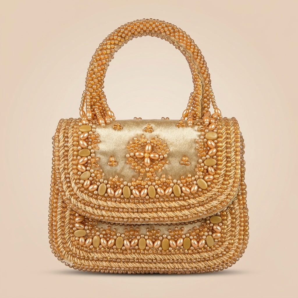 Golden Pearl Heritage Bag