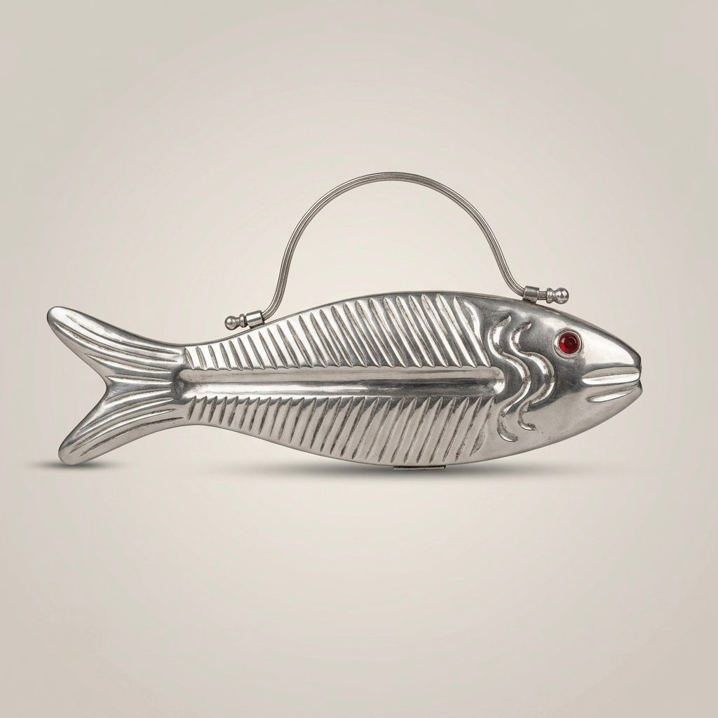 Silver Fin Clutch