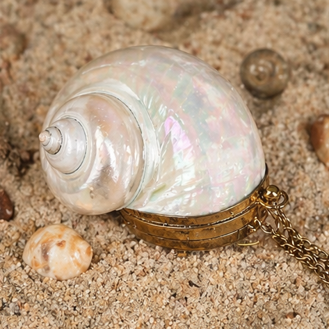 Oceanic Orb Clutch- Mini Coin Bag