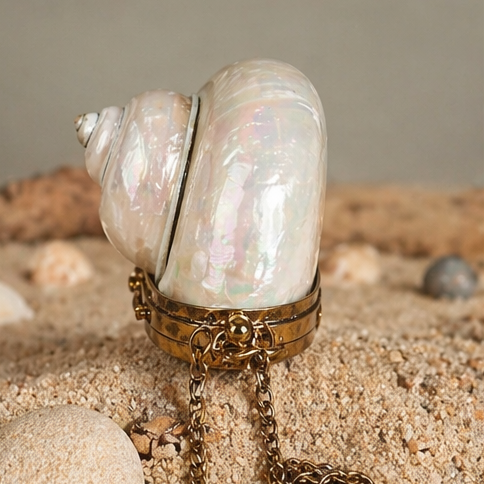 Oceanic Orb Clutch- Mini Coin Bag