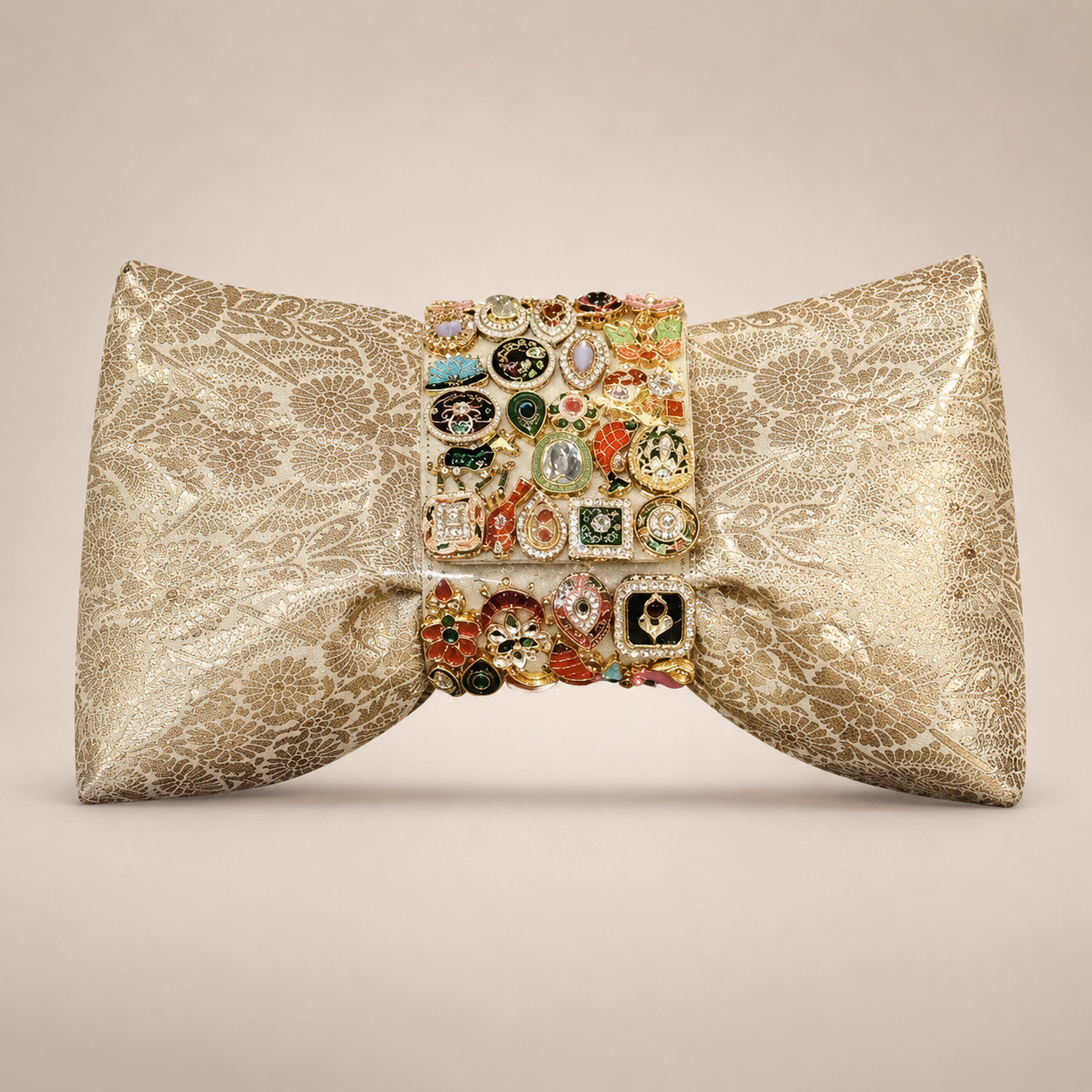 Regal Mosaic Bow Clutch