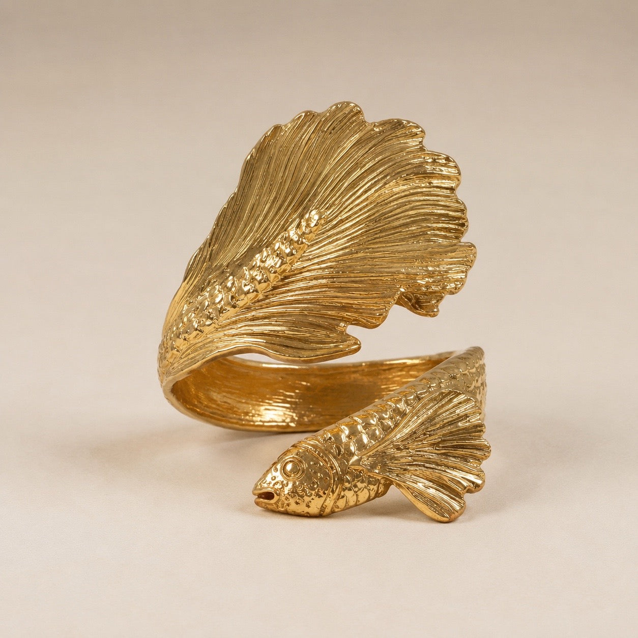 Golden Betta Cuff