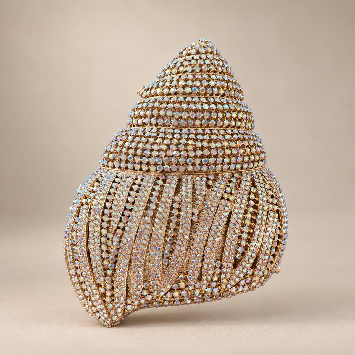 Lustre Shell Clutch