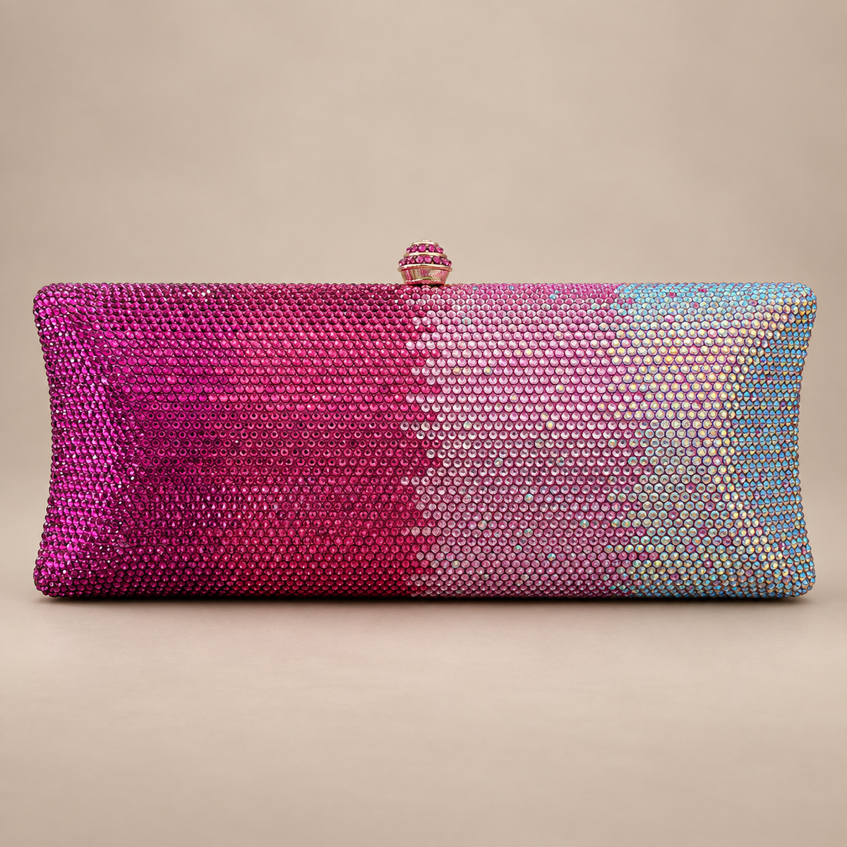Rosé Prism Clutch
