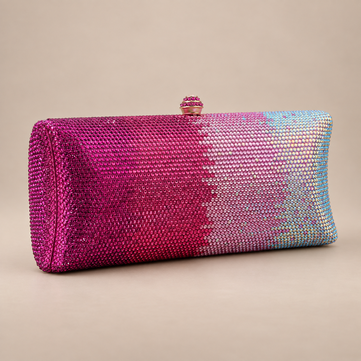 Rosé Prism Clutch