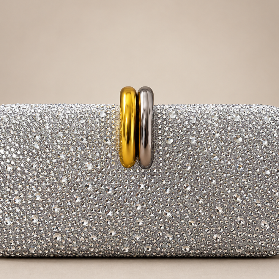 Silver Gleam Clutch