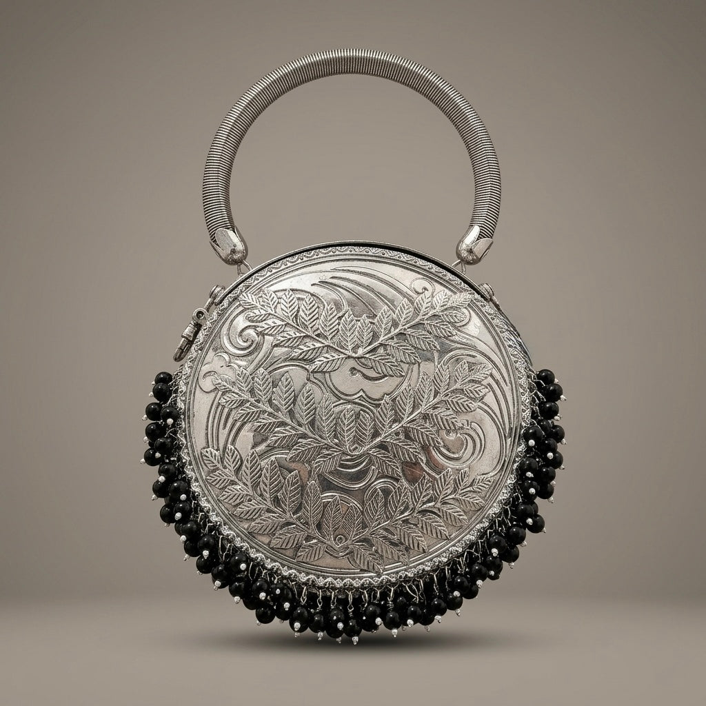 Rani Kashmira Silver - Bag