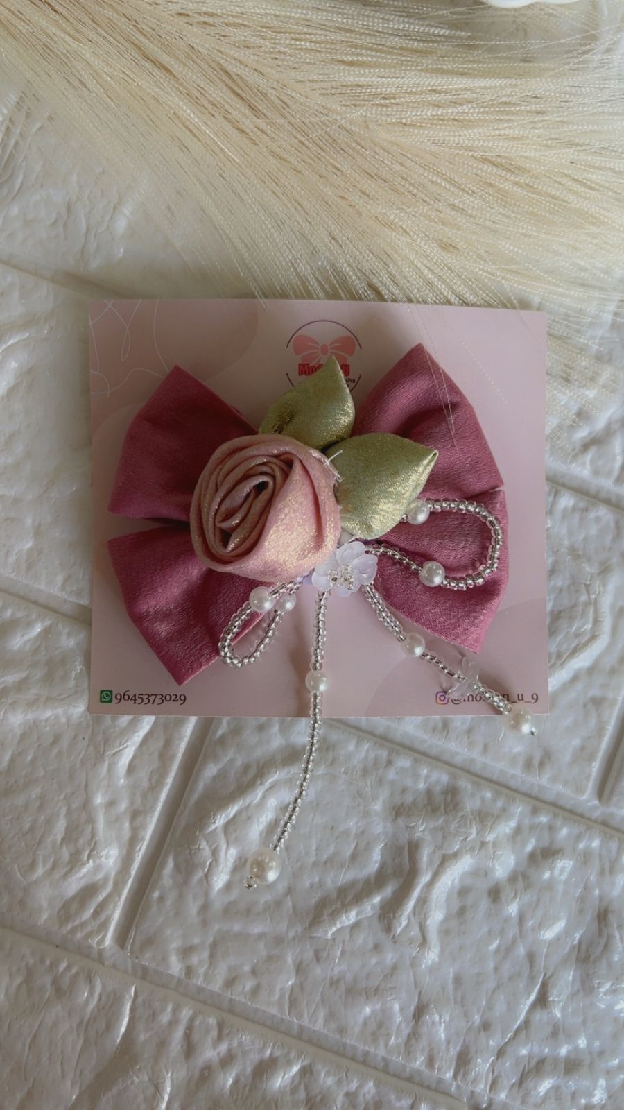 Blossom Bow Brooch - Hair Brooch