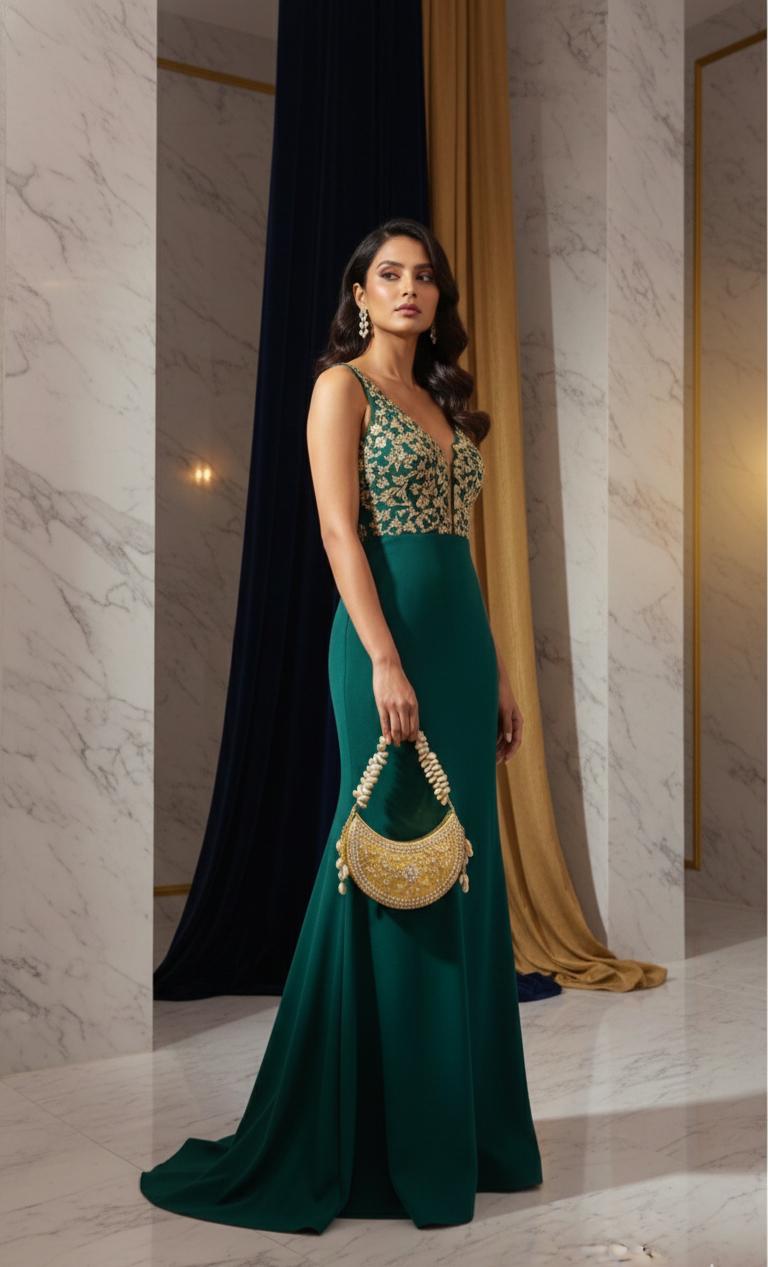 Chandrika Kundan Moon - Bag