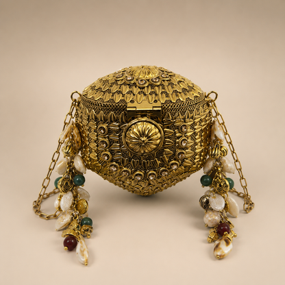 Regal Bloom Potli Clutch