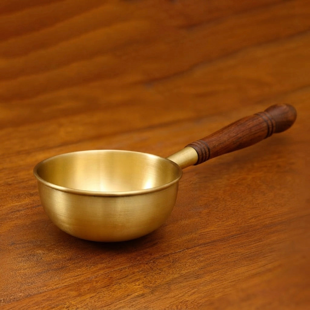 Brass Tadka Pan, weight - 190gm