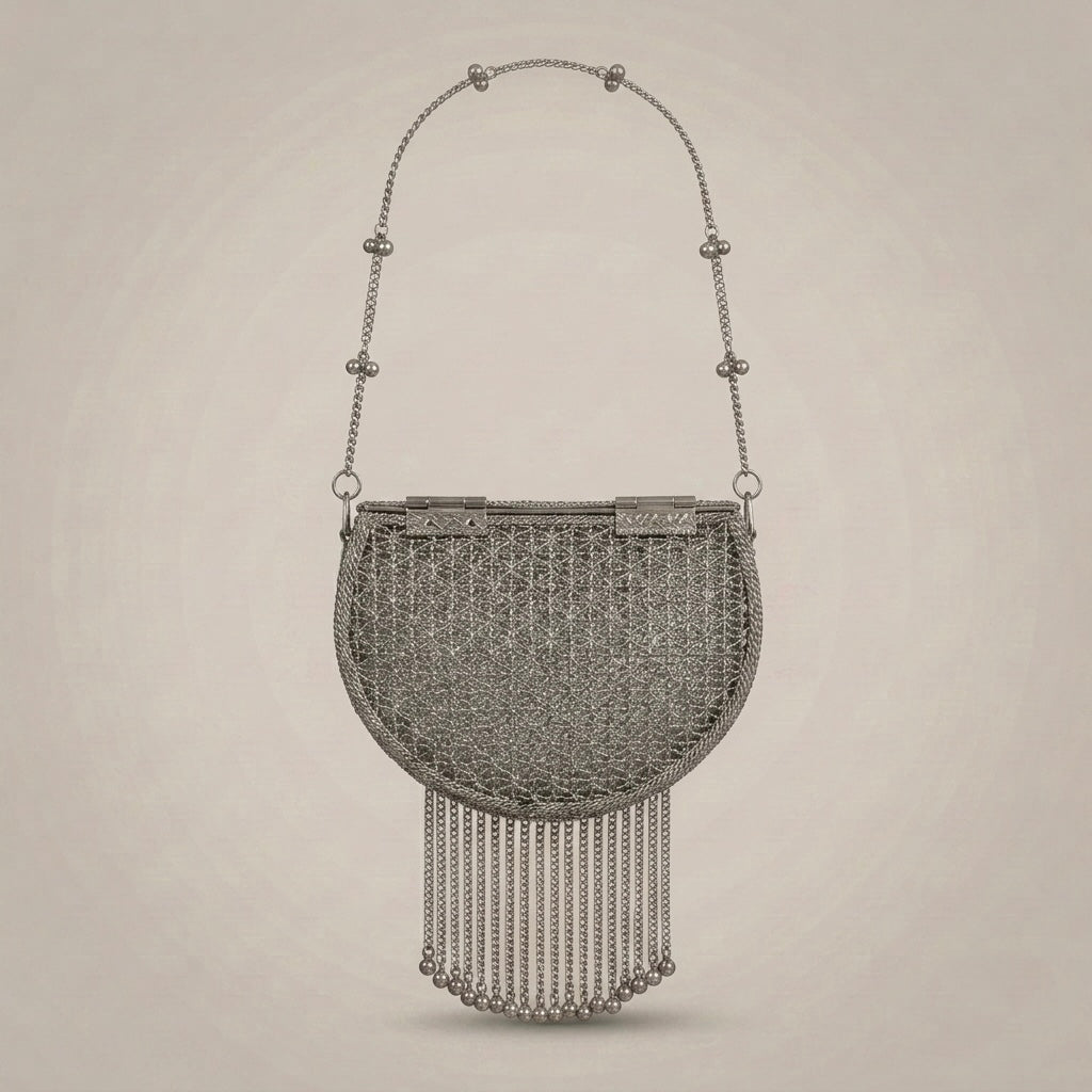 Luna Fringe Clutch