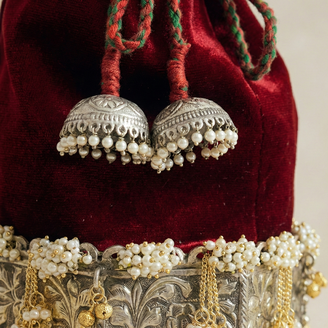 Riyasat Metal Potli - Bag
