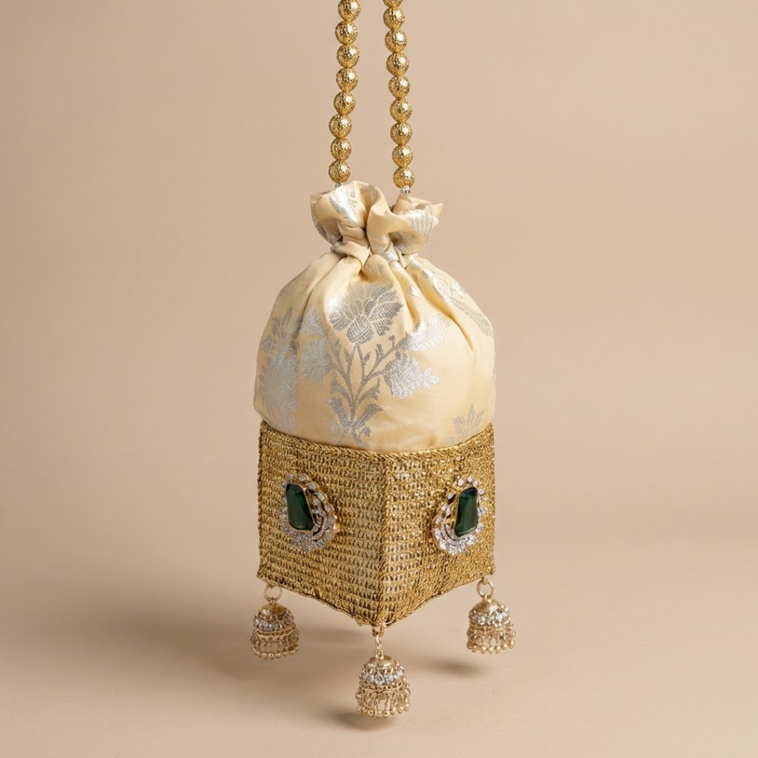 Chandrika Gold Potli - Bag