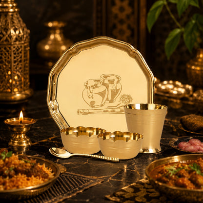 Brass Gopal bhog