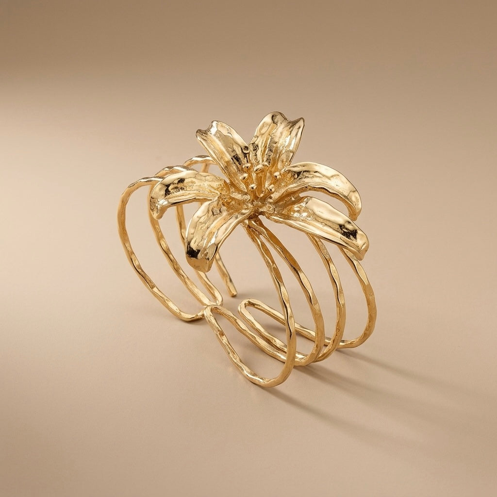 The Gilded Lily Cuff