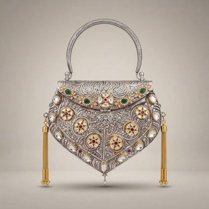 Noor-e-Silver Metal Potli