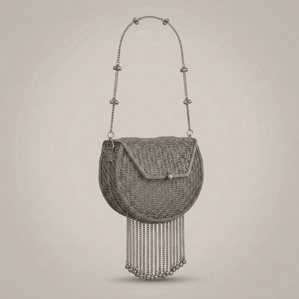Luna Fringe Clutch