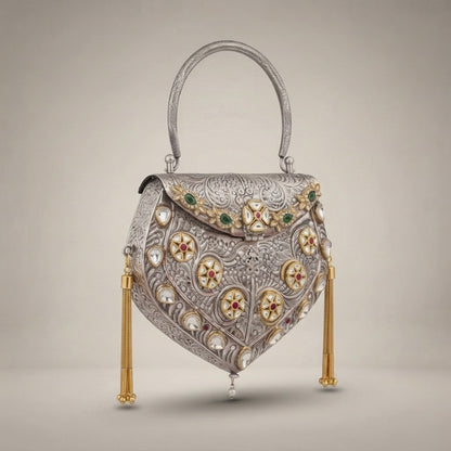 Noor-e-Silver Metal Potli