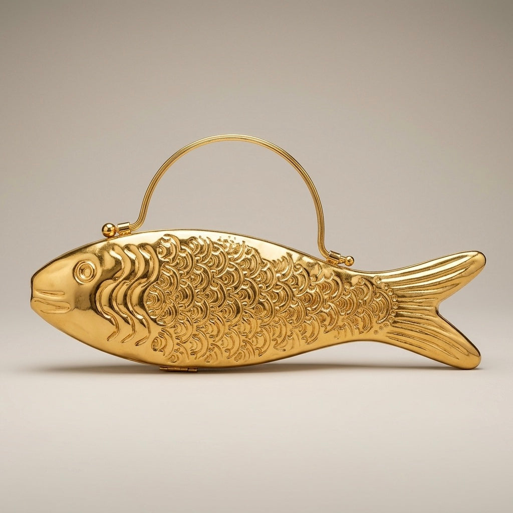 Gilded Fin Clutch