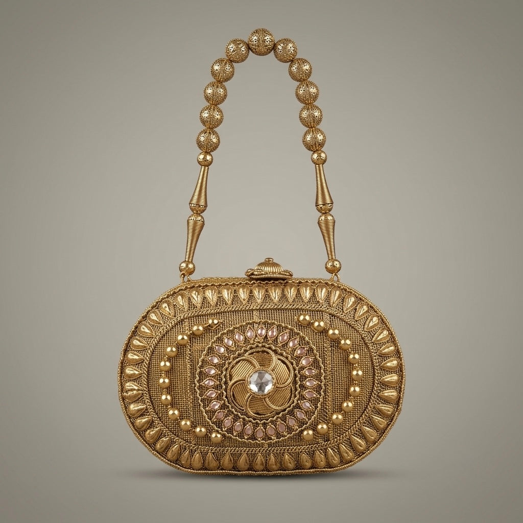 The Royal Filigree Mini Coin Clutch