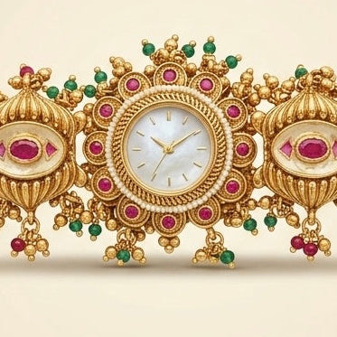 The Regal Gilded Jewel-Watch