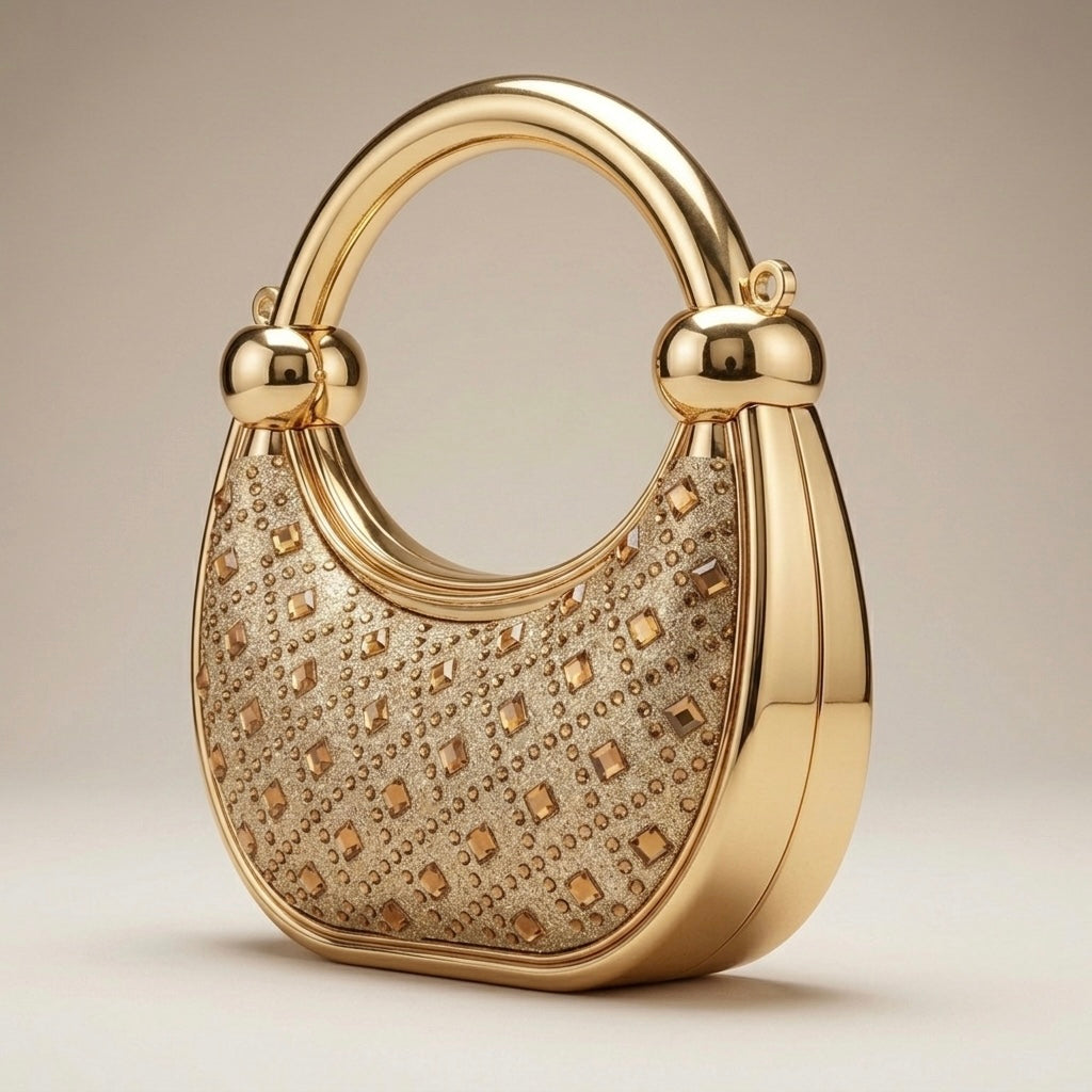 The "Aura" Crescent mini coin - bag