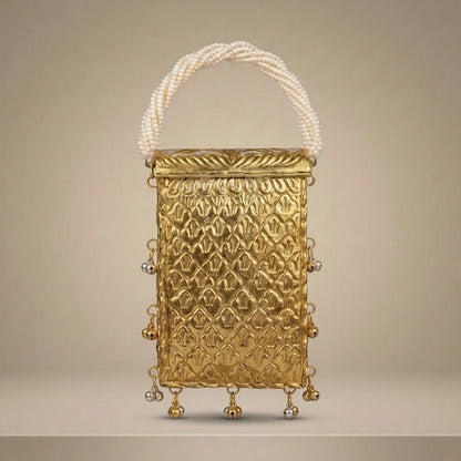 Gilded Elegance Clutch