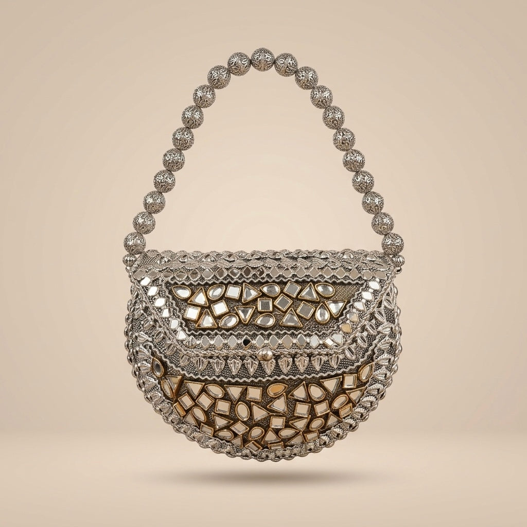 Luna Mosaic Clutch