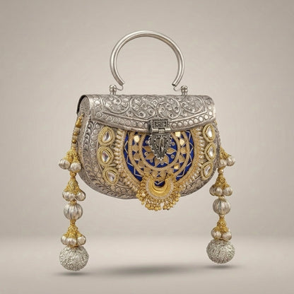 The Azure Heritage Clutch