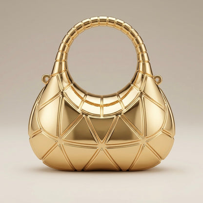 The Golden Rosette mini coin - bag