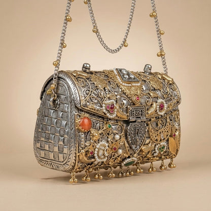 Rajwada Crescent Clutch