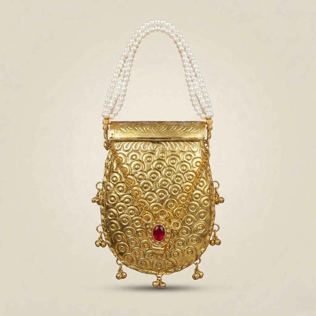 Gilded Royal Nakashi Minaudière
