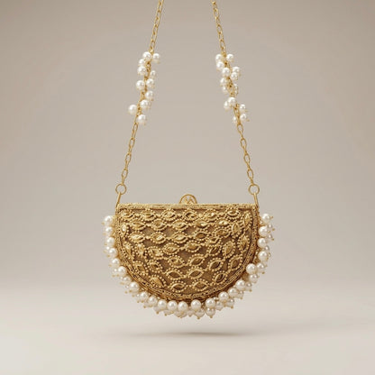 The Pearl Luna Clutch