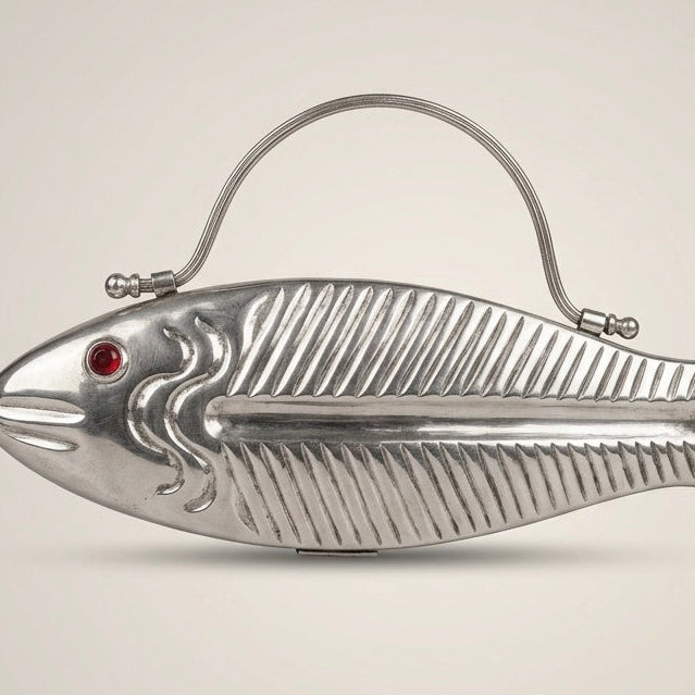 Silver Fin Clutch