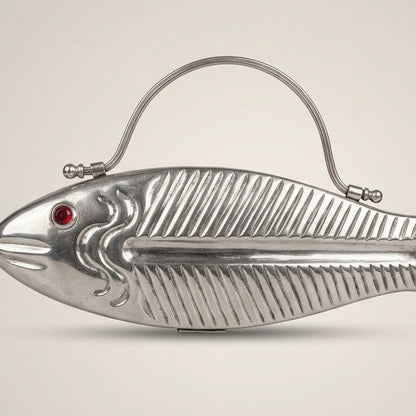 Silver Fin Clutch
