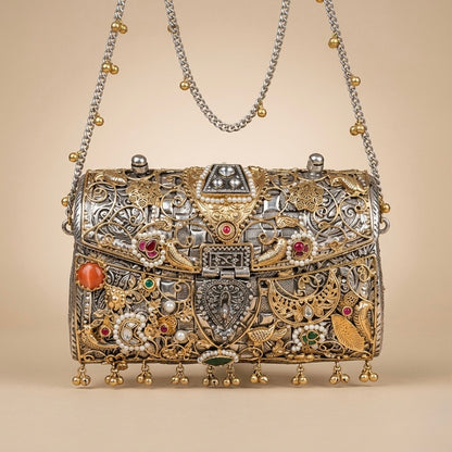 Rajwada Crescent Clutch